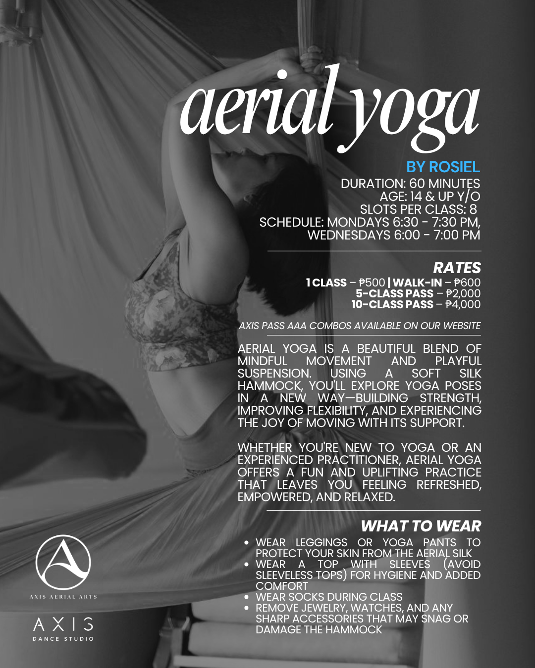 Aerial Yoga - Rosiel (PRE REG)