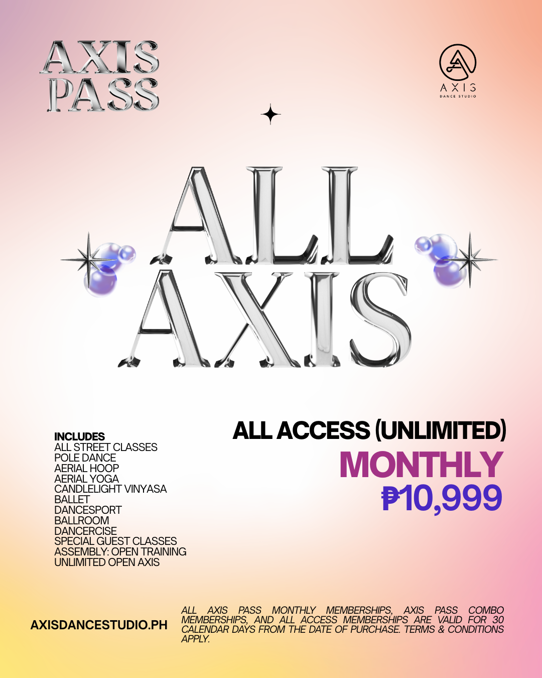 AXIS PASS (ALL AXIS)
