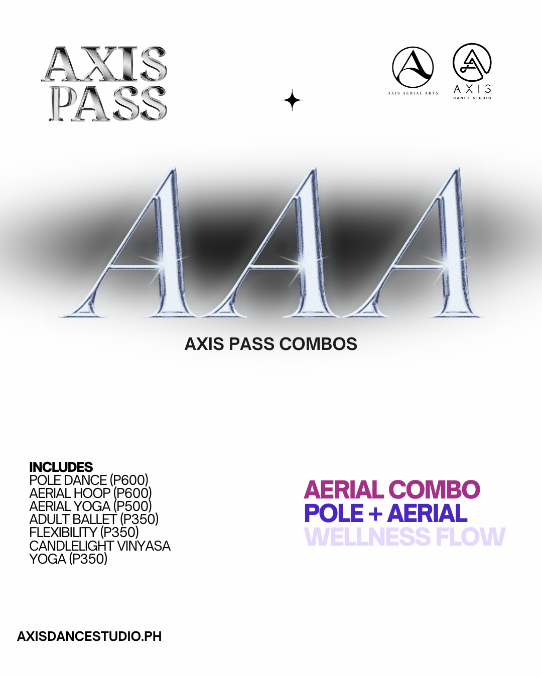 AXIS PASS (AERIAL ARTS) COMBO