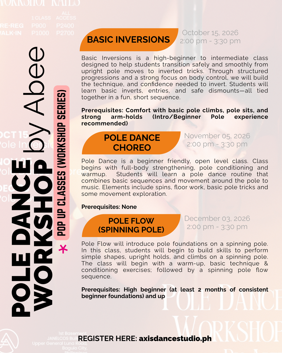 Pole Dance Workshop - Abee