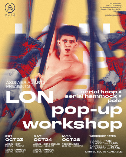 POP UP WORKSHOP (AERIAL HOOP x AERIAL HAMMOCK x POLE): LON