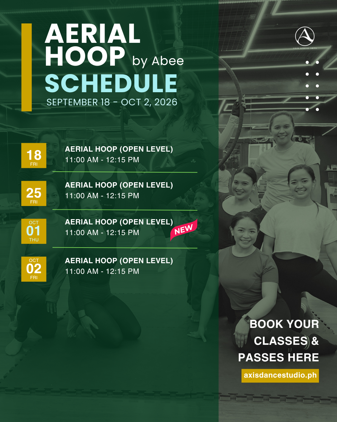 Aerial Hoop - Abee (PRE REG)